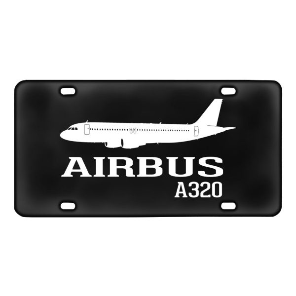 Airbus A320 Printed Designed Metal (License) Plates Online now