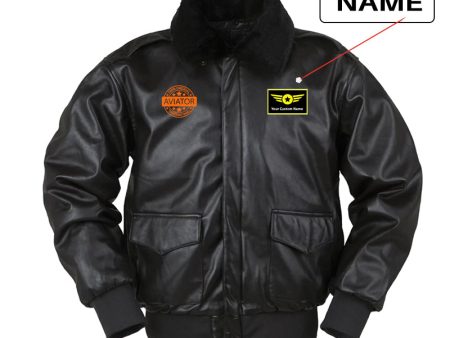 100 Original Aviator Designed Leather Bomber Jackets For Discount