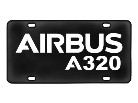 Airbus A320 & Text Designed Metal (License) Plates Online now