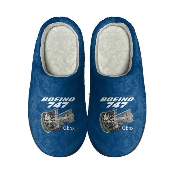 Boeing 747 & GENX Engine Designed Cotton Slippers Hot on Sale