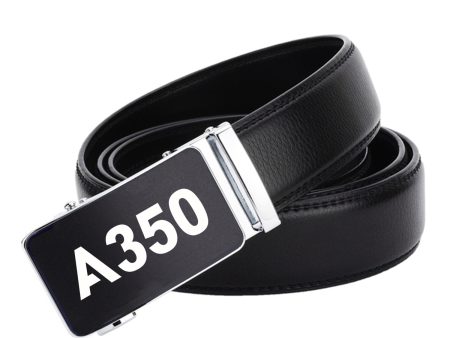 A350 Flat Text Designed Men Belts on Sale