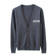 A319 Flat Text Designed Cardigan Sweaters Online