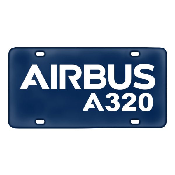 Airbus A320 & Text Designed Metal (License) Plates Online now