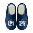 Airbus A330 & Plane Designed Cotton Slippers Discount