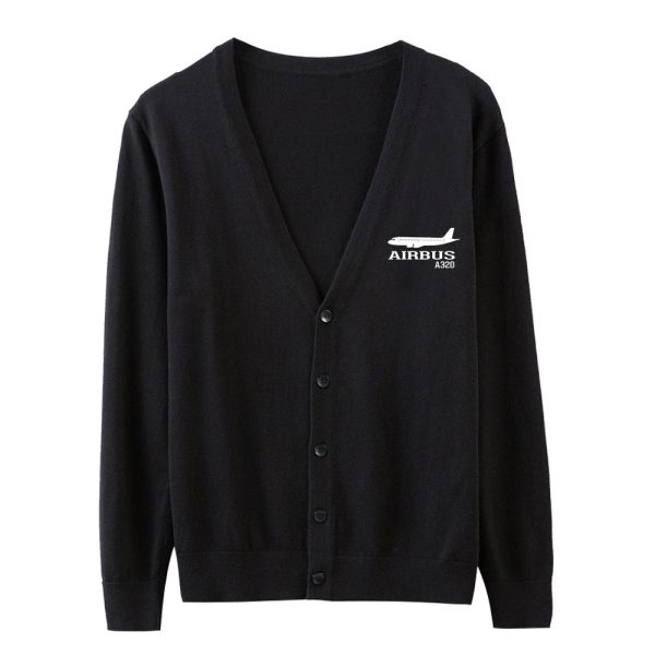 Airbus A320 Printed Designed Cardigan Sweaters Online Hot Sale