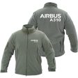 Airbus A310 & Text Designed Fleece Military Jackets (Customizable) Sale