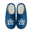 Airbus A330 & Plane Designed Cotton Slippers Discount