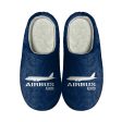 Airbus A320 Printed Designed Cotton Slippers Online now