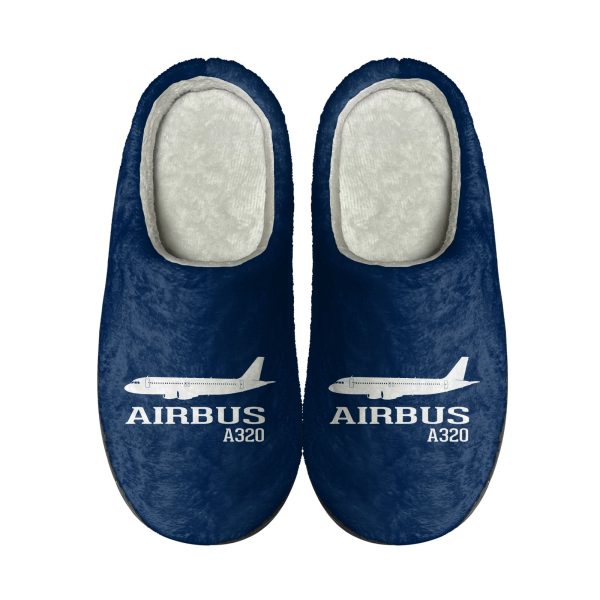 Airbus A320 Printed Designed Cotton Slippers Online now