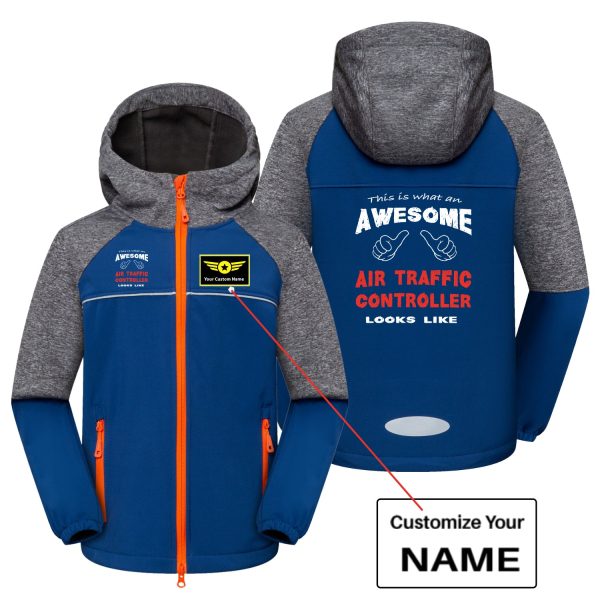 Air Traffic Controller Designed Children Polar Style Jackets Discount