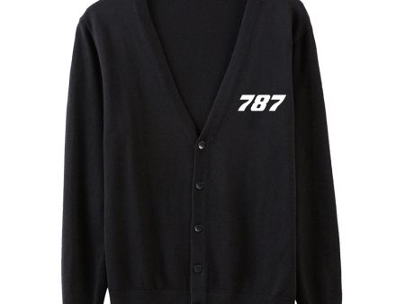 787 Flat Text Designed Cardigan Sweaters Online Sale