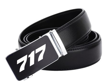 717 Flat Text Designed Men Belts Sale