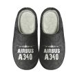 Airbus A340 & Plane Designed Cotton Slippers Online Hot Sale