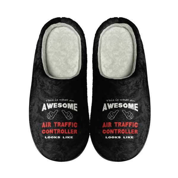 Air Traffic Controller Designed Cotton Slippers Online