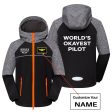 World s Okayest Pilot Designed Children Polar Style Jackets on Sale