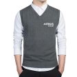 Airbus A330 & Text Designed Sweater Vests on Sale