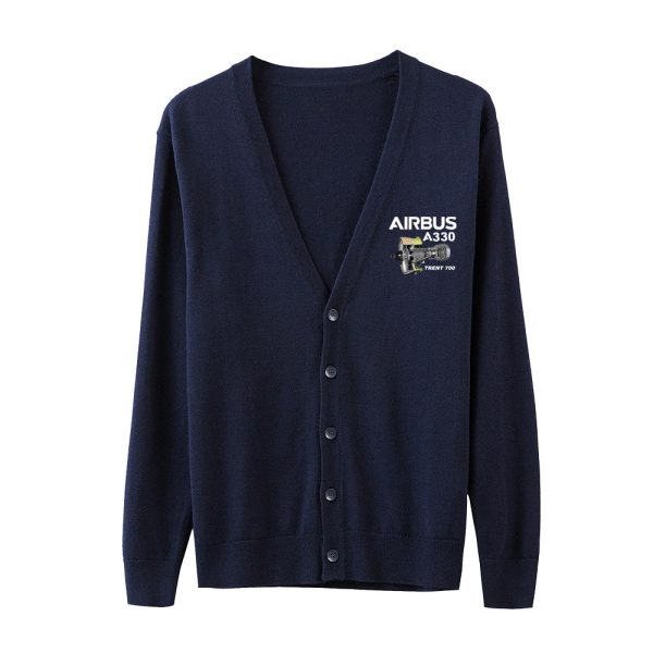 Airbus A330 & Trent 700 Engine Designed Cardigan Sweaters Discount