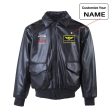 Air Traffic Controller Designed Leather Bomber Jackets (NO Fur) For Discount