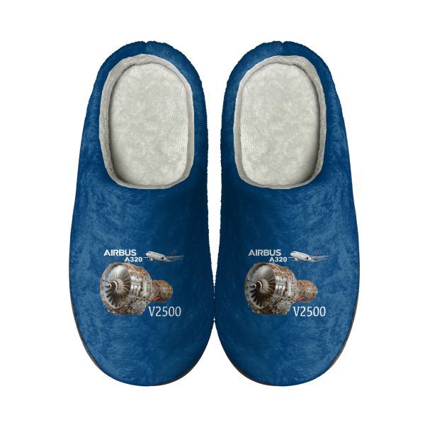 Airbus A320 & V2500 Engine Designed Cotton Slippers on Sale