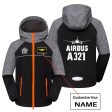 Airbus A321 & Plane Designed Children Polar Style Jackets Sale