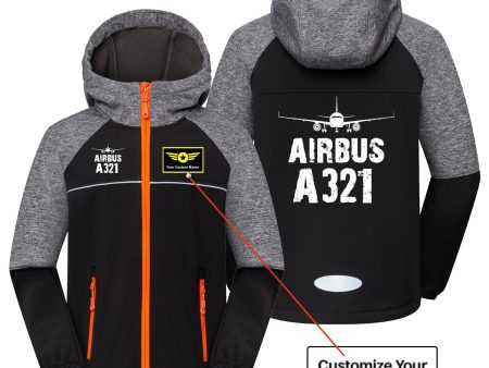 Airbus A321 & Plane Designed Children Polar Style Jackets Sale