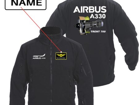 Airbus A330 & Trent 700 Engine Designed Fleece Military Jackets (Customizable) Fashion