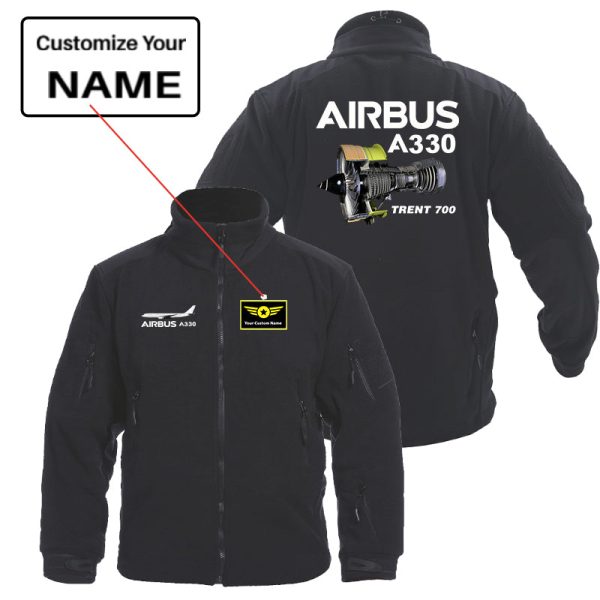 Airbus A330 & Trent 700 Engine Designed Fleece Military Jackets (Customizable) Fashion