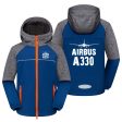 Airbus A330 & Plane Designed Children Polar Style Jackets Supply