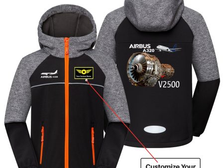 Airbus A320 & V2500 Engine Designed Children Polar Style Jackets Sale