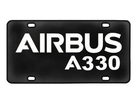 Airbus A330 & Text Designed Metal (License) Plates Online Sale