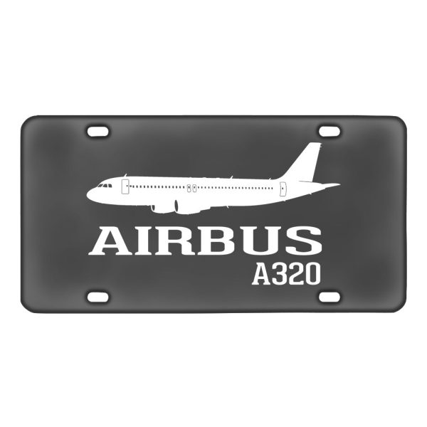 Airbus A320 Printed Designed Metal (License) Plates Online now