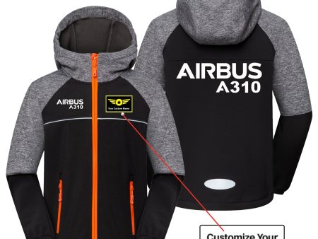 Airbus A310 & Text Designed Children Polar Style Jackets Online now