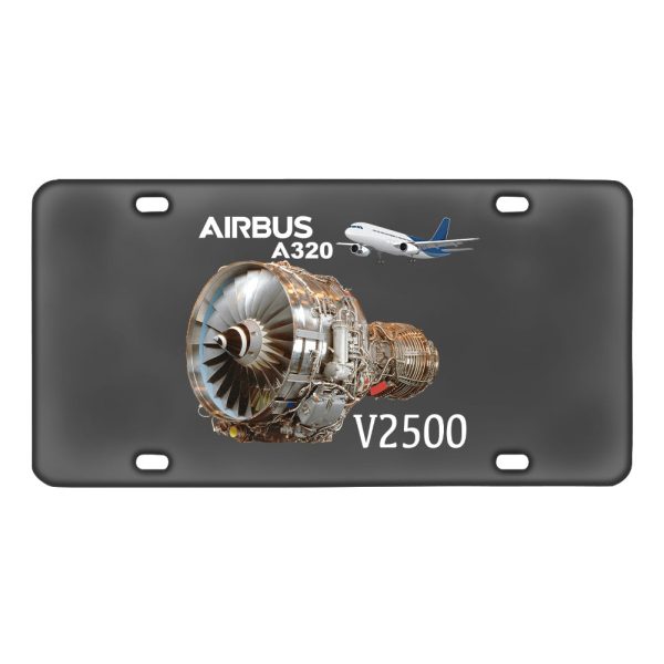 Airbus A320 & V2500 Engine Designed Metal (License) Plates Sale