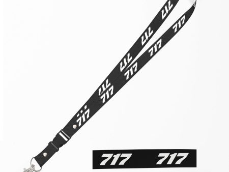 717 Flat Text Designed Detachable Lanyard & ID Holders Online Sale