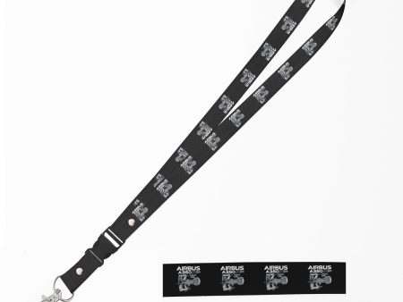 Airbus A350 & Trent Wxb Engine Designed Detachable Lanyard & ID Holders Discount