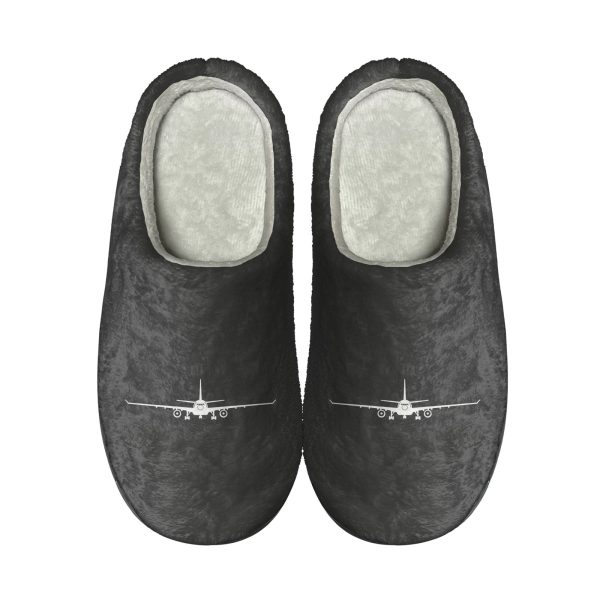 Airbus A330 Silhouette Designed Cotton Slippers Sale