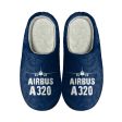 Airbus A320 & Plane Designed Cotton Slippers Fashion