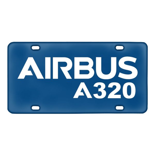 Airbus A320 & Text Designed Metal (License) Plates Online now