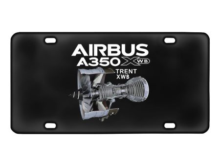 Airbus A350 & Trent Wxb Engine Designed Metal (License) Plates For Sale