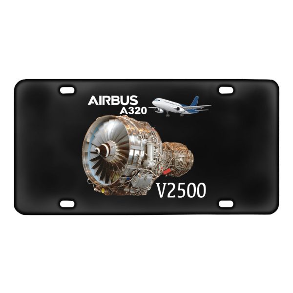 Airbus A320 & V2500 Engine Designed Metal (License) Plates Sale