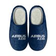 Airbus A330 & Text Designed Cotton Slippers Supply