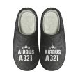 Airbus A321 & Plane Designed Cotton Slippers Fashion