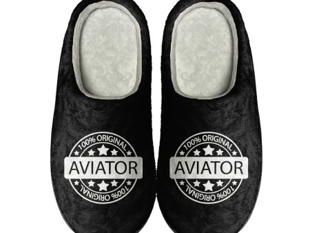 100 Original Aviator Designed Cotton Slippers Discount