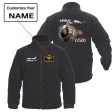 Airbus A320 & V2500 Engine Designed Fleece Military Jackets (Customizable) Online Sale