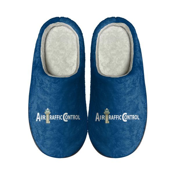 Air Traffic Control Designed Cotton Slippers For Discount