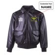 Airbus A340 & Plane Designed Leather Bomber Jackets (NO Fur) Online Sale