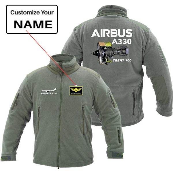 Airbus A330 & Trent 700 Engine Designed Fleece Military Jackets (Customizable) Fashion