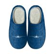 Airbus A330 Silhouette Designed Cotton Slippers Sale