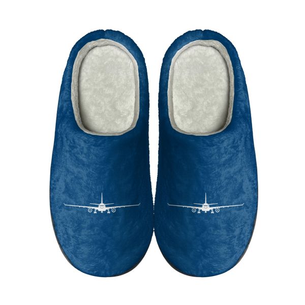 Airbus A330 Silhouette Designed Cotton Slippers Sale