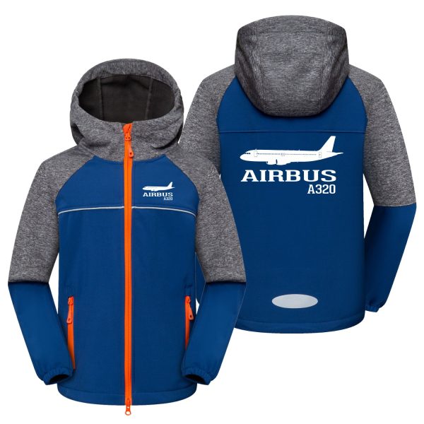 Airbus A320 Printed Designed Children Polar Style Jackets Online Sale